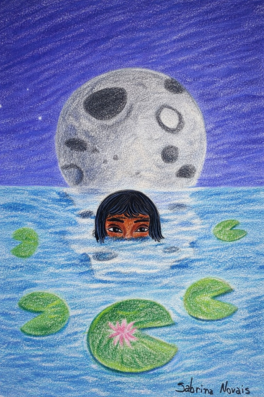 Sabrina Novelas artwork for the Legend of the Victoria Regia